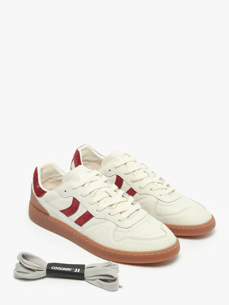 Sneakers Goal Uit Leder Coolway Wit men 8653595 ander zicht 1